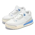 Nike 童鞋 Air Jordan 3 Retro PS 中童 Lucky Shorts 白 藍 DM0966─101