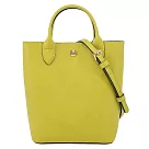 LONGCHAMP ÉPURE系列牛皮壓印手提/斜背兩用包(迷你) 奇異果綠