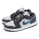 Nike 休閒鞋 Wmns Air Jordan 1 Low 女鞋 男鞋 黑 藍 AJ1 DC0774─040