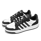 adidas 休閒鞋 Entrap Low 男鞋 女鞋 黑 白 復古 百搭 皮革 愛迪達 JI2560 23.5cm 黑 白
