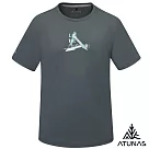 【ATUNAS 歐都納】男款排汗透氣短袖T恤/圖T/大尺碼 A8TS2525M─ M 灰
