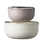 義大利OMADA® PULL BOX圓型(二件式)易拉保鮮盒 月色組