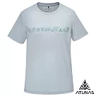 【ATUNAS 歐都納】男款款循環ATUNAS─TEX吸濕排汗短袖T恤/大尺碼A2TS2530MC─ M 淺灰
