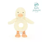 英國 JELLYCAT 手搖鈴 黃色小鴨
