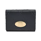 BURBERRY Strand小牛皮三折短夾 黑色