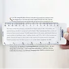 《CARSON》3in1書籤放大鏡 | 物品觀察 老人閱讀 年長長者 輔助視力 - 3x