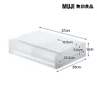 [MUJI 無印良品]PP資料盒/橫式/薄型/2格