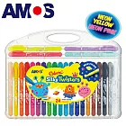 韓國AMOS 神奇水蠟筆(台灣總代理公司貨)_ 24色細款