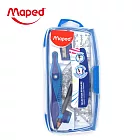 【法國Maped】窈窕型8合1圓規組 (藍色)