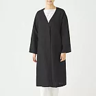 [MUJI無印良品]女法國亞麻大衣S深灰