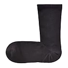 [MUJI無印良品]男棉混腳跟特殊編織直角襪黑色24~28cm