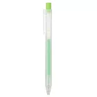 【MUJI 無印良品】自由換芯按壓滑順膠墨筆 /黃綠0.5mm
