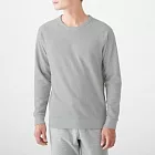 [MUJI無印良品]男棉混裏毛圓領衫S灰色