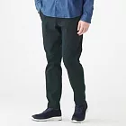 [MUJI無印良品]男聚酯纖維彈性起毛鹿子織舒適長褲M深藍