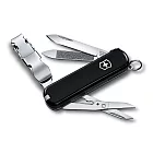 VICTORINOX 瑞士維氏迷你8用指甲剪瑞士刀-黑 06463.3黑