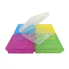 Digistone 電池收納盒 3/4號電池(共用) 4/5入裝收納盒 5色炫彩(透明/黃/綠/紅/藍色)X10 個