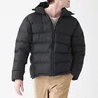 [MUJI無印良品]男澳洲羽絨連帽外套S黑色