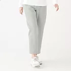 [MUJI無印良品]女棉混內裏絨毛九分褲S淺灰