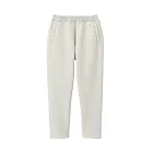 [MUJI無印良品]兒童棉混絨毛刷毛舒適長褲110淺灰