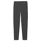 [MUJI無印良品]女有機棉混彈性天竺全長緊身褲S墨灰