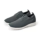 [MUJI無印良品]聚酯纖維足跟緩衝運動鞋JP26灰色