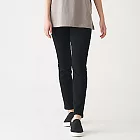 [MUJI無印良品]女棉混彈性緊身長褲S黑色