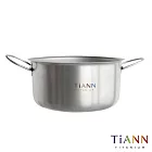 【鈦安TiANN】個性小圓鍋1.8L(可折耳) - 氣炸鍋內鍋/電鍋內鍋/露營鍋/蛋糕模具/個人鍋