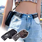 【E.dot】彈力修身隱形腰帶黑色