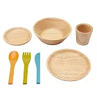 [MUJI無印良品]木製扮家家酒玩具/木製餐具套組/適用年齡3歲以上