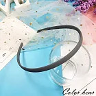 【卡樂熊】基本磨砂素色鋸齒造型髮箍(三色)-灰色