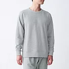 [MUJI無印良品]男棉混裏毛圓領衫XL灰色