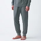[MUJI無印良品]男棉混裏毛長褲S墨灰