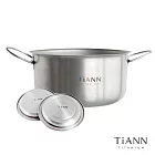 【鈦安TiANN】個性1.8L(可折耳)  小圓鍋+小鈦碟2入組合