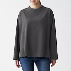 [MUJI無印良品]女氂牛毛混棉套衫M-L墨灰