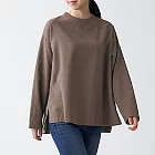[MUJI無印良品]女氂牛毛混棉套衫M-L摩卡棕