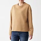 [MUJI無印良品]女聚酯纖維針織刷毛套衫M-L煙燻橘