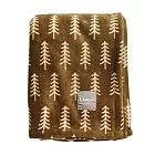 【日本現代百貨】Lampo法蘭絨 輕盈柔軟 保暖毛毯 ‧ 森林(棕)