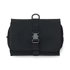 【MUJI 無印良品】聚酯纖維吊掛可拆收納袋/黑