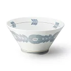 【Aito製作所】美濃燒｜Blossom藍花陶瓷 餐碗1100ml ‧ 灰