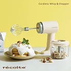 recolte 日本麗克特Cordless手持攪拌調理機 RCW-1 奶油白