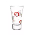 【日本Toyo Sasaki】緣起開運祈福 直式玻璃清酒杯100ml ‧ 白兔櫻花