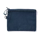 【MUJI 無印良品】聚酯纖維雙拉鍊袋M.深藍
