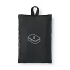 【MUJI 無印良品】聚酯纖維可折收納袋S.黑