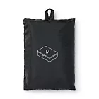 【MUJI 無印良品】聚酯纖維可折收納袋M.黑