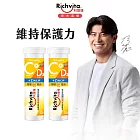 【陳傑憲代言】利捷維 有酵維生素C+D3+鋅發泡錠 (10錠)  2入組