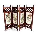 上漆屏風 吳昌碩花卉【受託代銷】