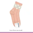 Kankoku韓國   蕾絲花朵朵棉襪    * 粉色
