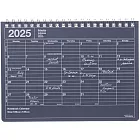 【Mark’s】2025 月曆型記事手帳S (B6變型) ‧ 黑色