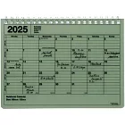 【Mark’s】2025 月曆型記事手帳S (B6變型) ‧ 卡其綠