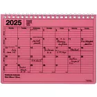 【Mark’s】2025 月曆型記事手帳S (B6變型) ‧ 紅色